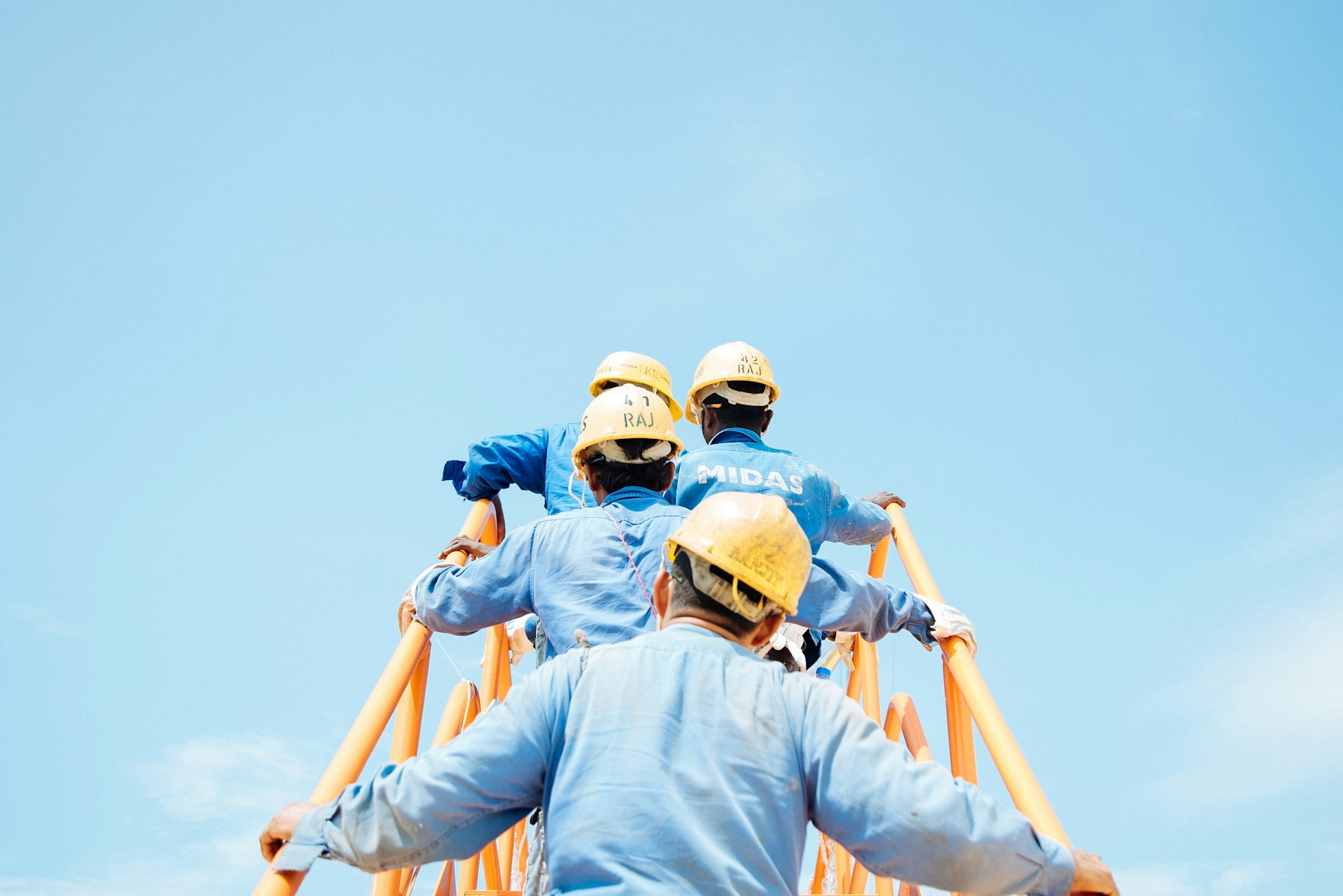 construction managers inspecting a site